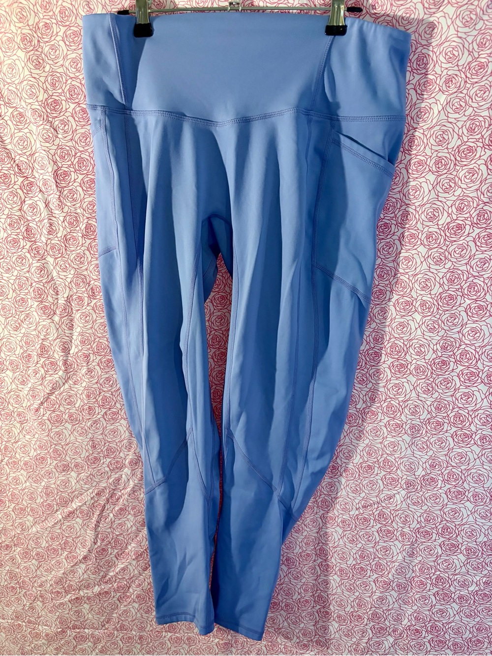 3/$15 Til You Collapse Periwinkle Blue High-Waist Leggings